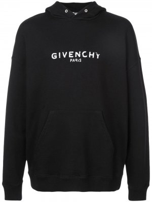 Худи с логотипом Givenchy. Цвет: черный