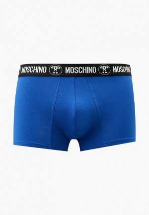Трусы Moschino Underwear. Цвет: синий