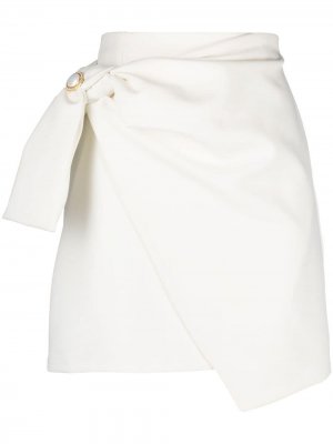 Декорированная юбка Amen. Цвет: белый
