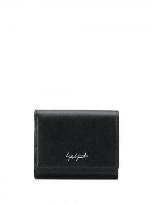 Компактный кошелек с логотипом Discord Yohji Yamamoto. Цвет: черный