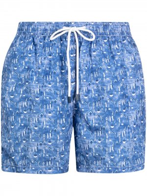 Плавки-шорты Madeira Fedeli. Цвет: синий
