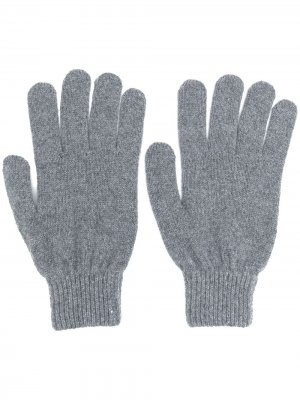 Fitted knitted gloves PAUL SMITH. Цвет: серый