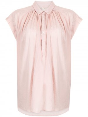 Блузка с плиссировкой Nili Lotan. Цвет: розовый