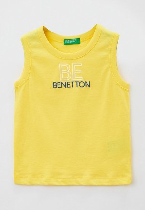 Майка United Colors of Benetton. Цвет: желтый