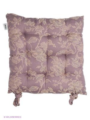 Подушка на стул ARLONI. Цвет: фиолетовый, бежевый