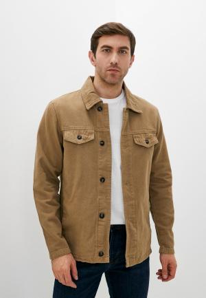 Куртка джинсовая Basics & More. Цвет: коричневый