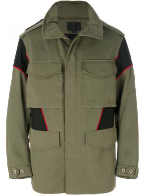 Куртка с накладными карманами Alexander Wang. Цвет: зеленый